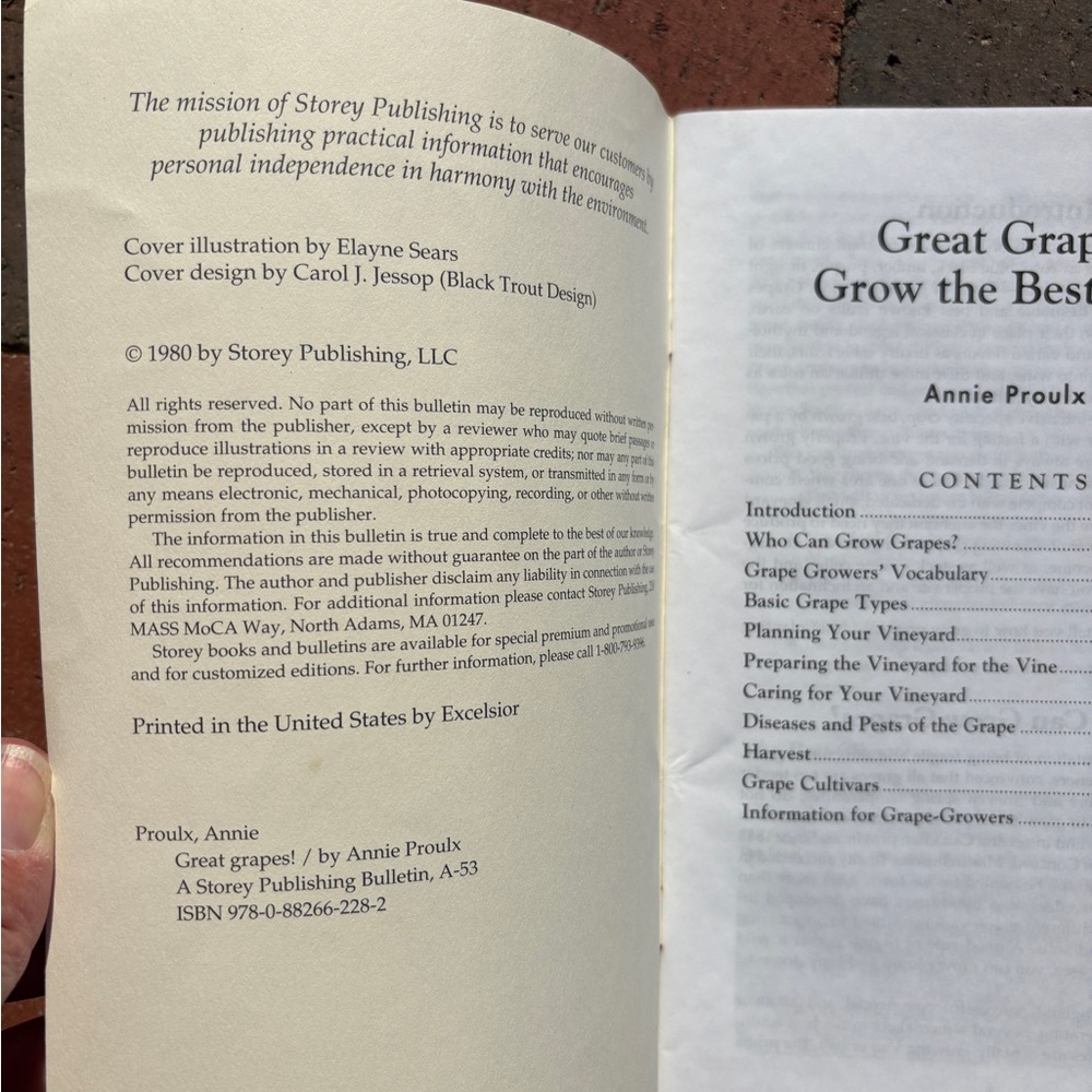 1980 Great Grapes Grow the Best Ever Arbor Gardener Vineyard Wine Juice DIY - Picture 5 of 6